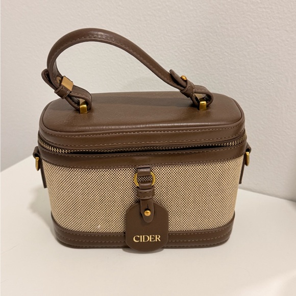 Cider Brown and Cream Crossbody Bag - Picture 3 of 5